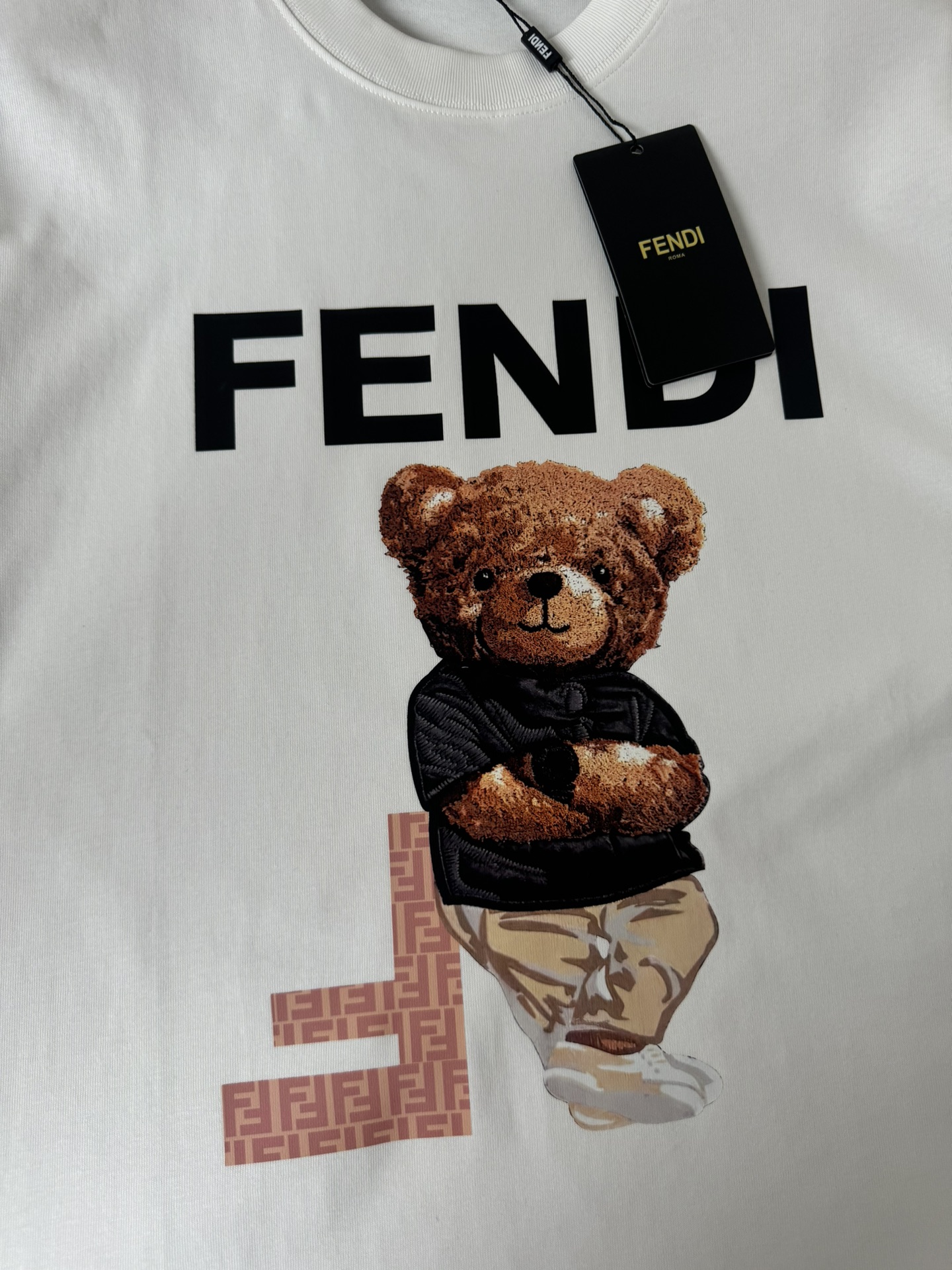 フェンディ「Fendi」2025SS 春夏新作 ラウンドネック Tシャツ