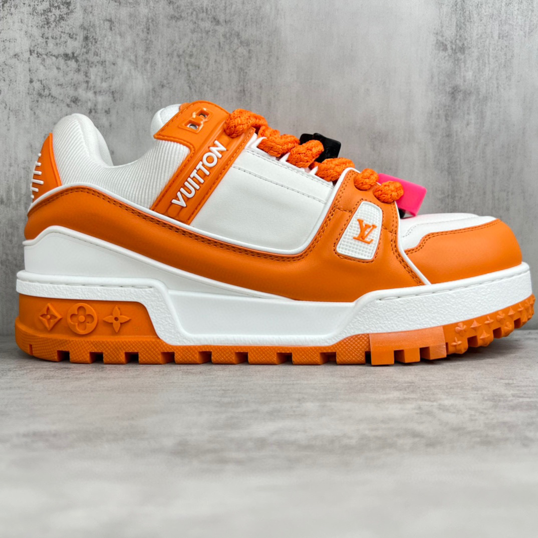 「コラボモデル」ルイ・ヴィトン 23S ランウェイモデル Trainer スケートシューズ