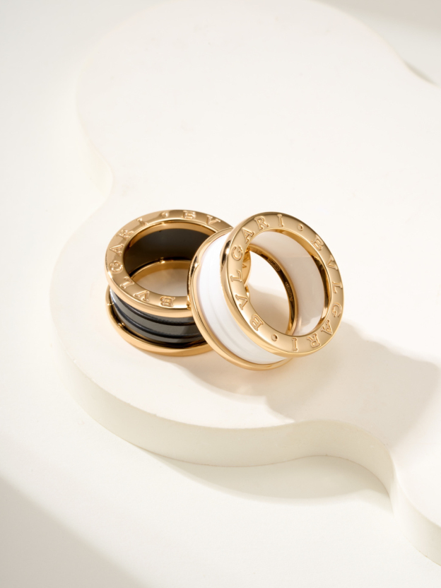 ブルガリ「Bvlgari」 セラミックリング