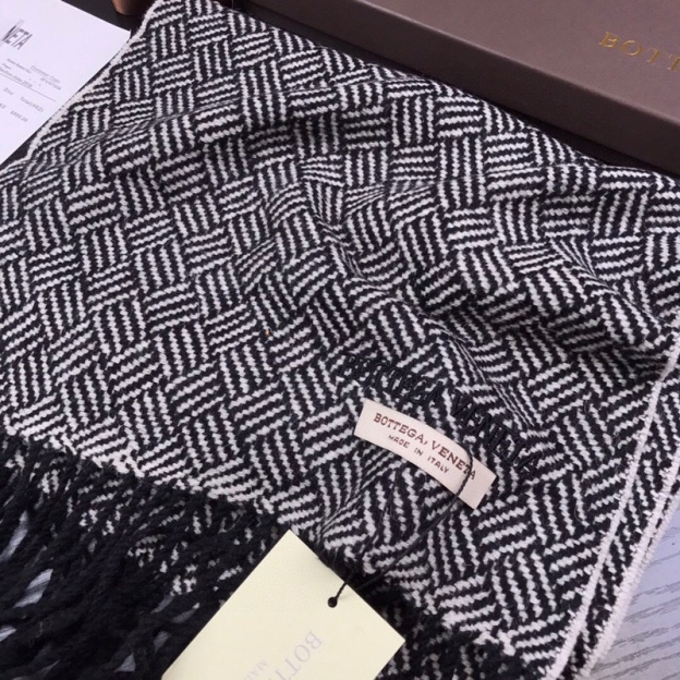 ボッテガ ヴェネタ「Bottega Veneta」 メンズ プレミアム キャシュミール マフラー170*32CM