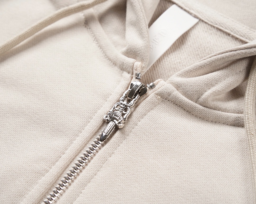 クロムハーツ「Chrome Hearts」秋冬ロングスリーブ ジップアップフーディ - ユニセックス