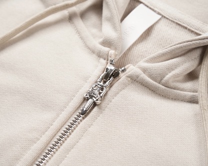 クロムハーツ「Chrome Hearts」秋冬ロングスリーブ ジップアップフーディ - ユニセックス