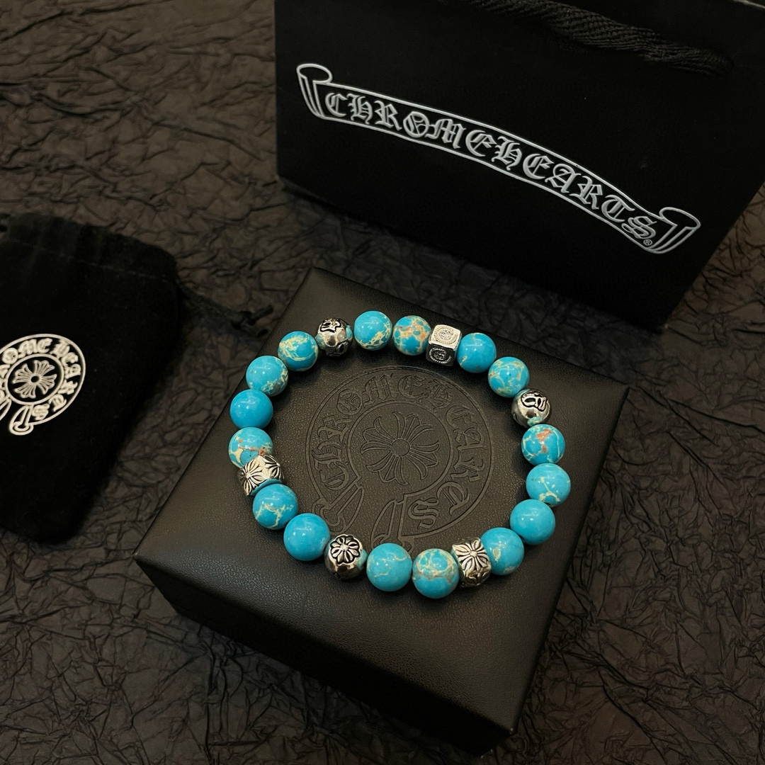 クロムハーツ「Chrome Hearts」ブレスレット - ヴィンテージ＆ロックテイスト ペア用