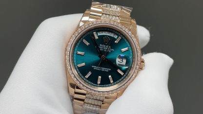 ロレックス「Rolex」 週間ジャーナル型36 mmダブルカレンダースチールベルト腕時計