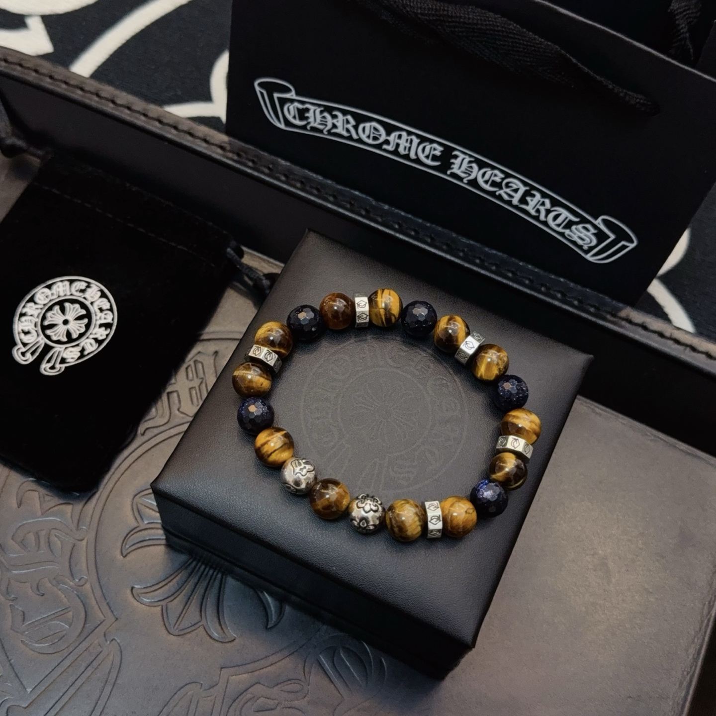 クロムハーツ「Chrome Hearts」ブレスレット - ヴィンテージ＆ロックテイスト ペア用