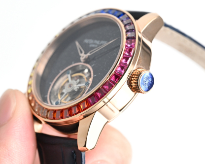 パテック・フィリップ「Patek Philippe」42MM トゥールビヨン クロノメーター 腕時計