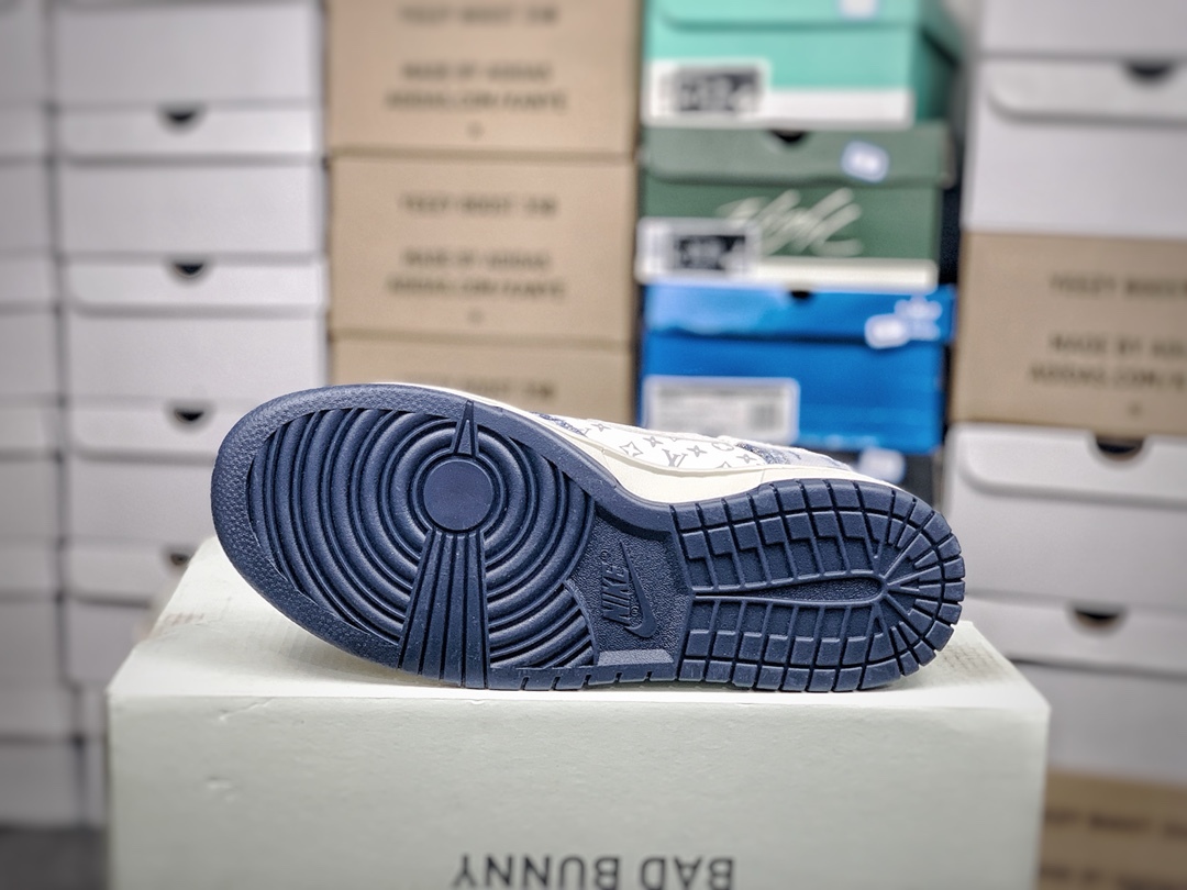 ルイ・ヴィトン「Louis Vuitton」Nike SB Dunk Low ホワイト スニーカー