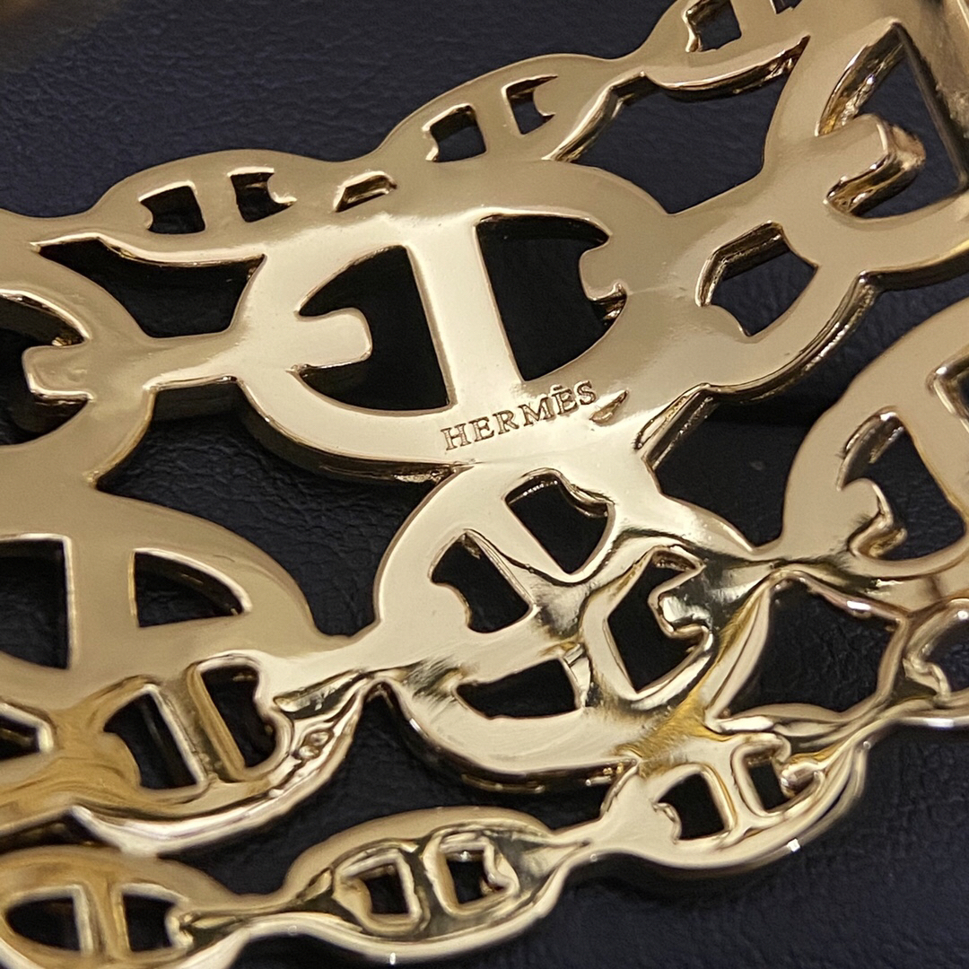 エルメス「Hermès」Chaîne d'Ancre オープンワーク ブレスレット