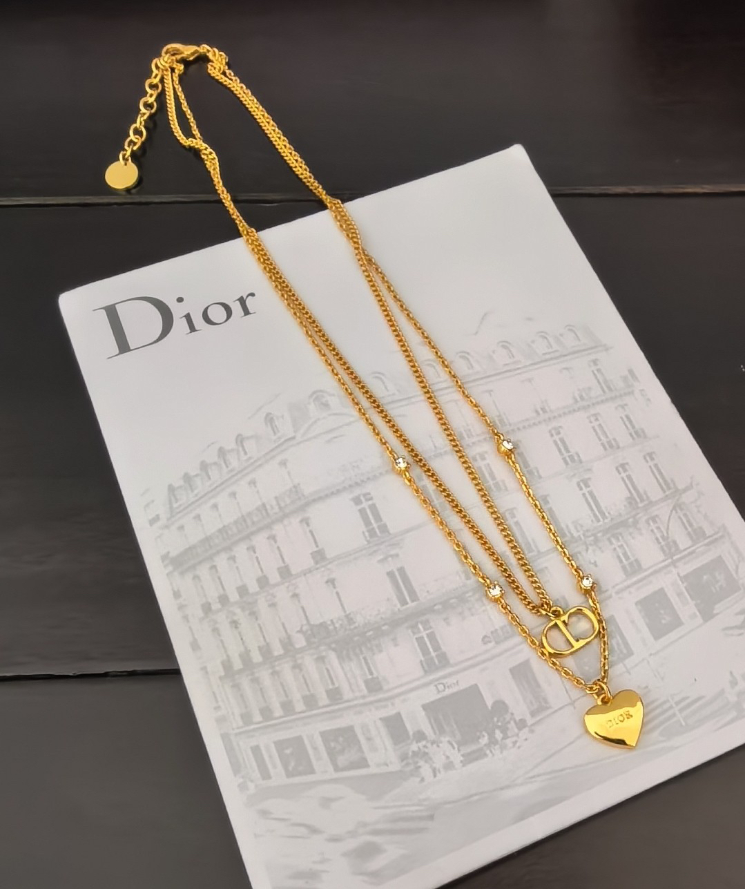 ディオール「Dior」 IN HEART LIGHTS ダブルレイヤーネックレス