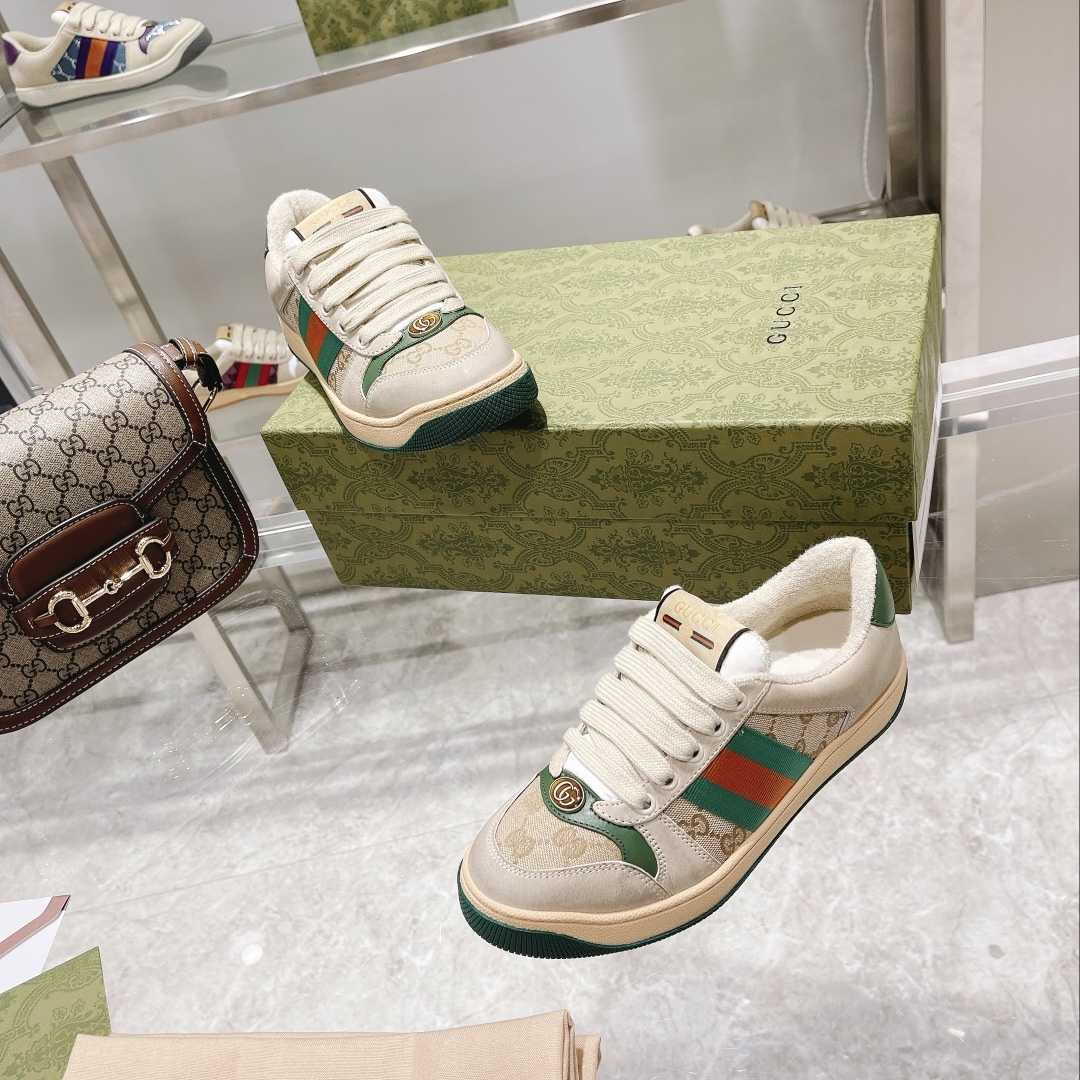 グッチ「Gucci」スクリーナー 初代ダーティスニーカー スニーカー