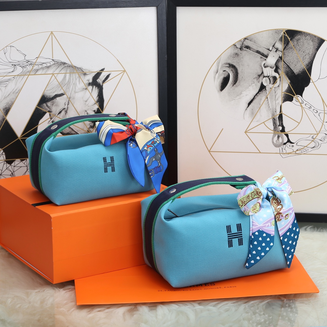 エルメス(Hermès) ブリッドアブラック 収納バッグ 9色