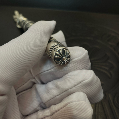 クロムハーツ「Chrome Hearts」ヴィンテージ風 蔓彫り オープンワーク サインペン - 精巧な職人技、非凡な質感