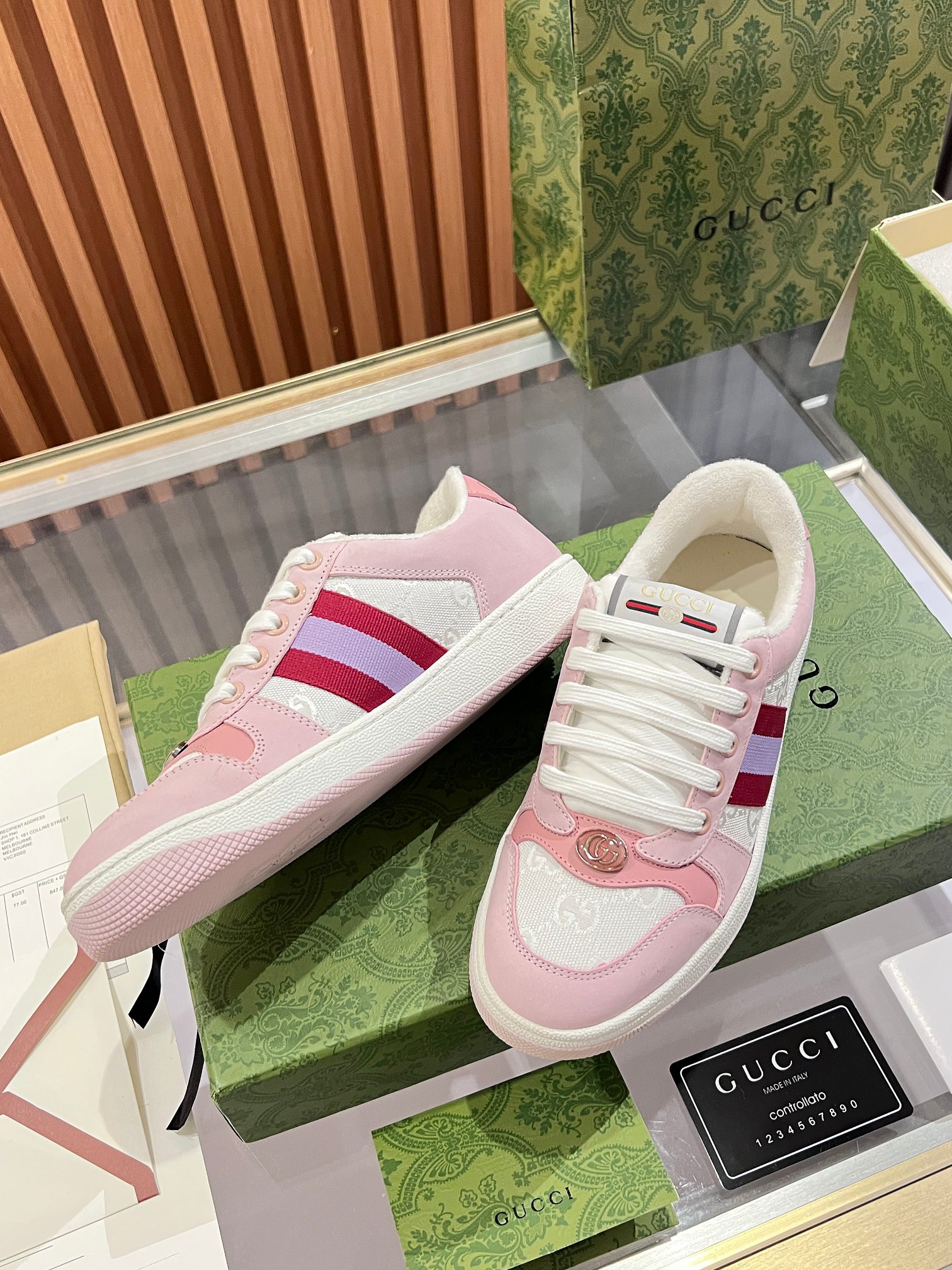 グッチ「Gucci」スクリーナー ダーティスニーカー スニーカー