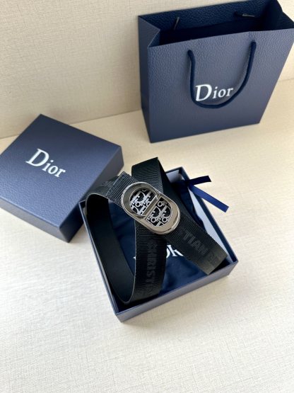 ディオール「Dior」リバーシブルベルト CDモノグラム100CM