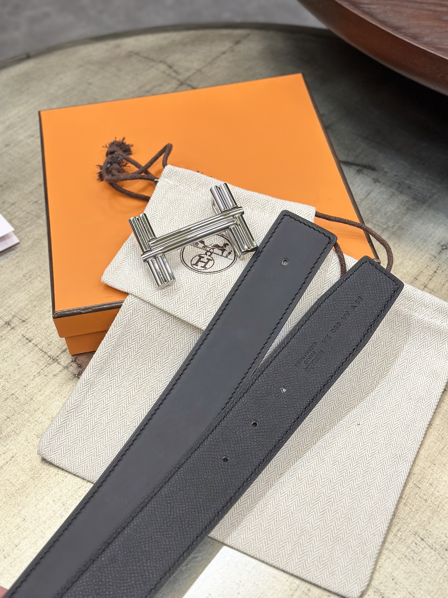 エルメス「Hermès」 Traverse Belt Buckle ベルト100cm