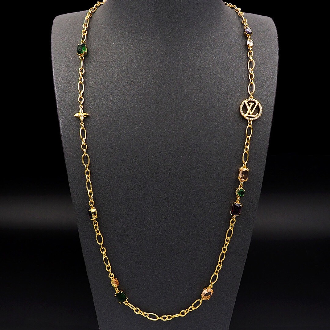 ルイ・ヴィトン「Louis Vuitton」エアルーム ロング ネックレス