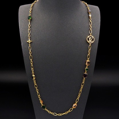 ルイ・ヴィトン「Louis Vuitton」エアルーム ロング ネックレス