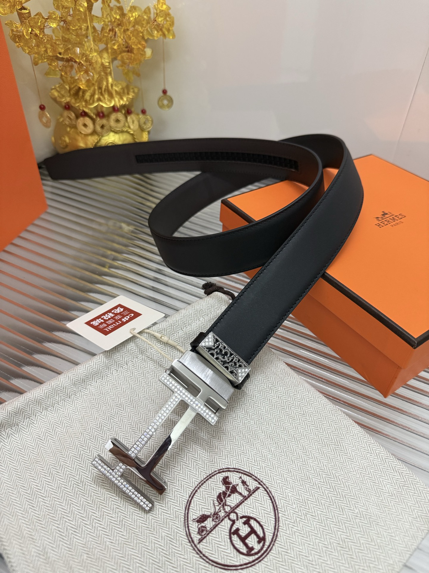 エルメス「Hermès」 Automatique ベルト100cm