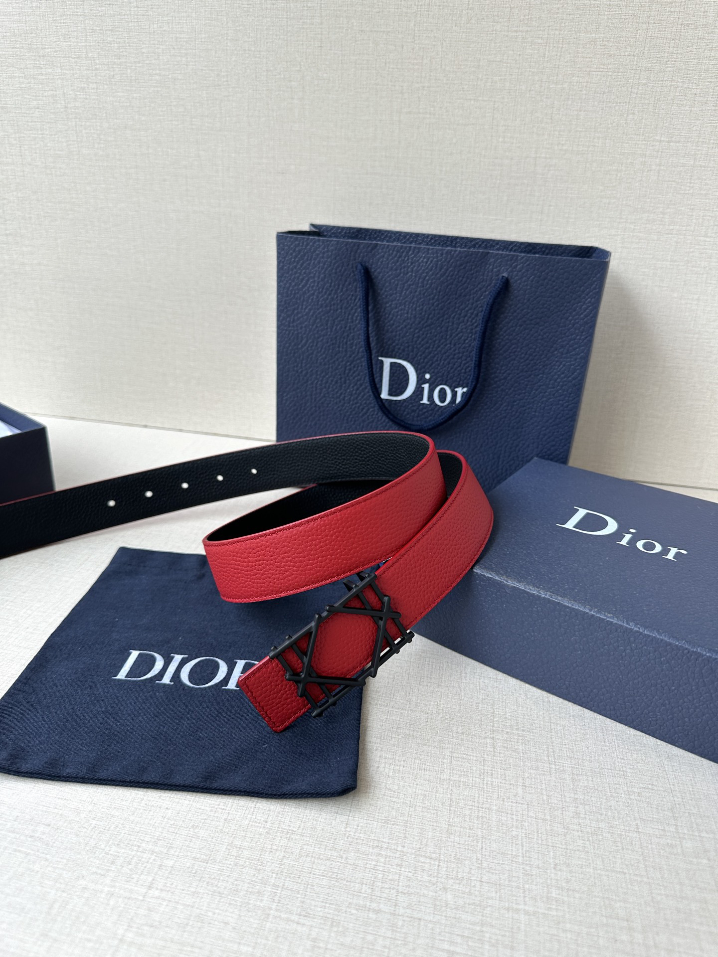 ディオール「Dior」 キャノナージュ メタルベルトバックル100CM