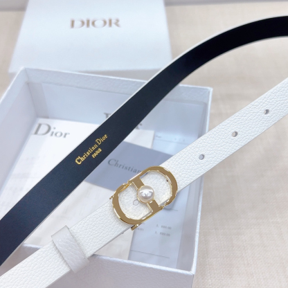 ディオール「Dior」Montaigne 2.0cm ダブルフェイスレザーベルト100CM