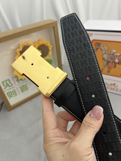 [Copy]エルメス「Hermès」Jumbo Belt Buckle & ダブルフェイスレザーベルト100cm