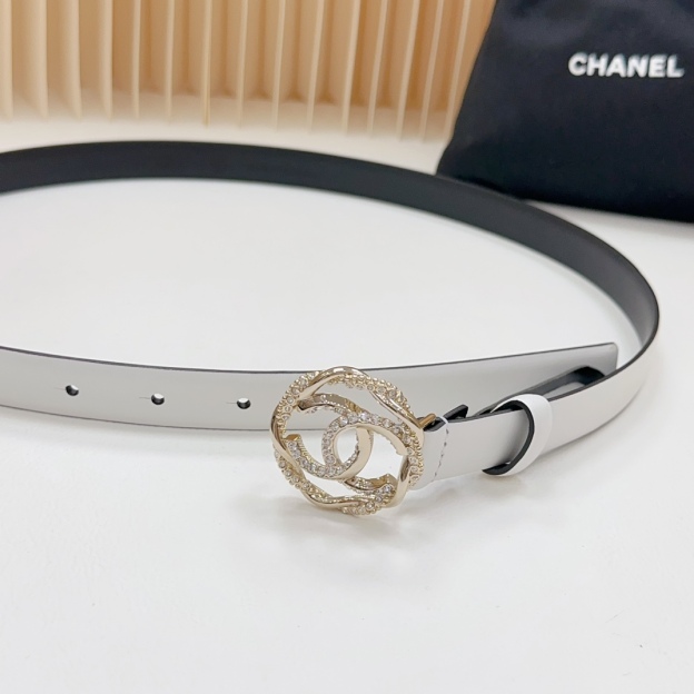シャネル「Chanel」ダブルC ダイヤモンドリング ベルト ベルト100CM