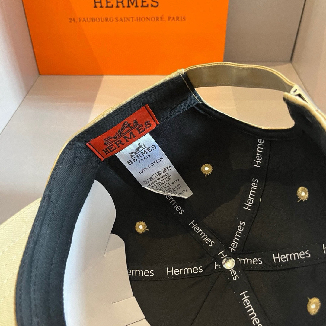 エルメス「Hermès」ユニセックス ベースボールキャップ