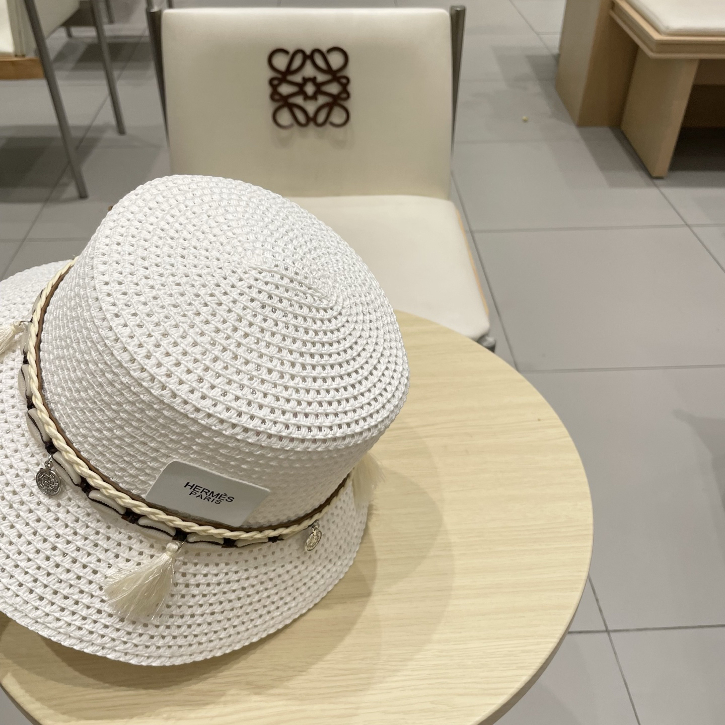 エルメス「Hermès」 Greta レースド パナマハット