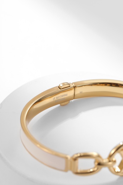 ルイ・ヴィトン「Louis Vuitton」  ホワイトエナメル ブレスレット