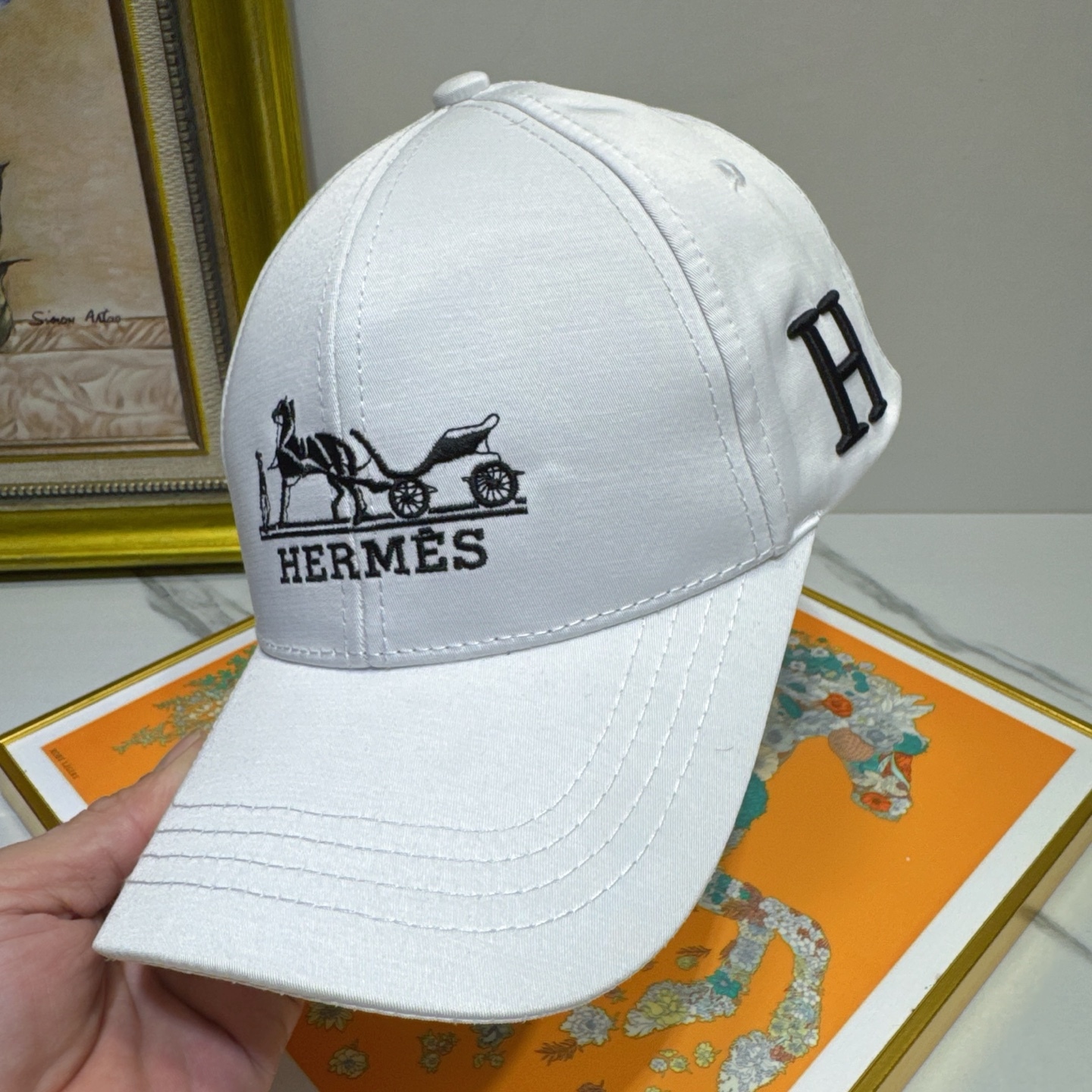 エルメス「Hermès」ユニセックス ベースボールキャップ