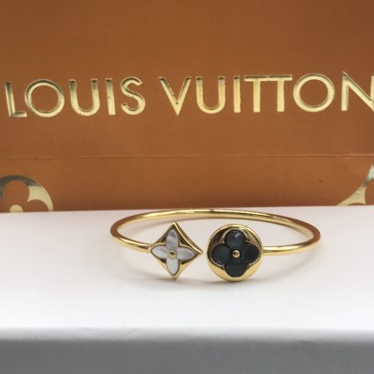 ルイ・ヴィトン「Louis Vuitton」 カラー・ブロッサム 18Kゴールド&貝ブレスレット