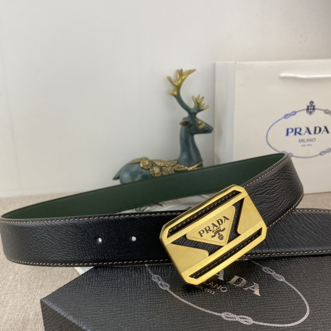 プラダ「Prada」スペシャルレザー ベルトコレクション100CM