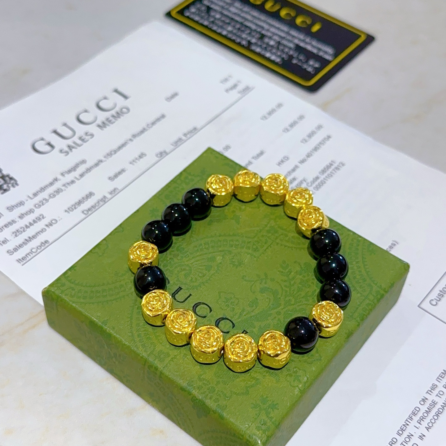 グッチ「Gucci」 アンガー・フォレスト ダブルG レトロ ブレスレット