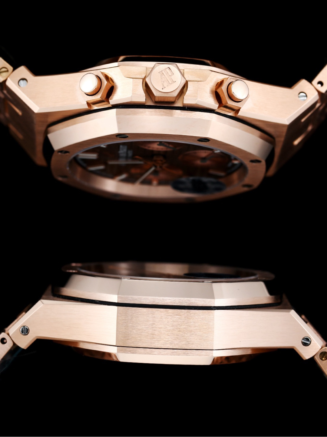 オーデマ ピゲ「Audemars Piguet」 Royal Oak ローズゴールド コーヒーダイアル 腕時計41cm