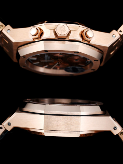 オーデマ ピゲ「Audemars Piguet」 Royal Oak ローズゴールド コーヒーダイアル 腕時計41cm