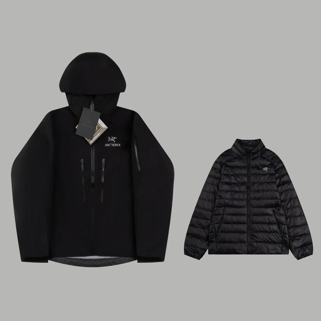 アークテリクス「ARC'TERYX」 ユニセックス フード付きスキーダウンパーカー