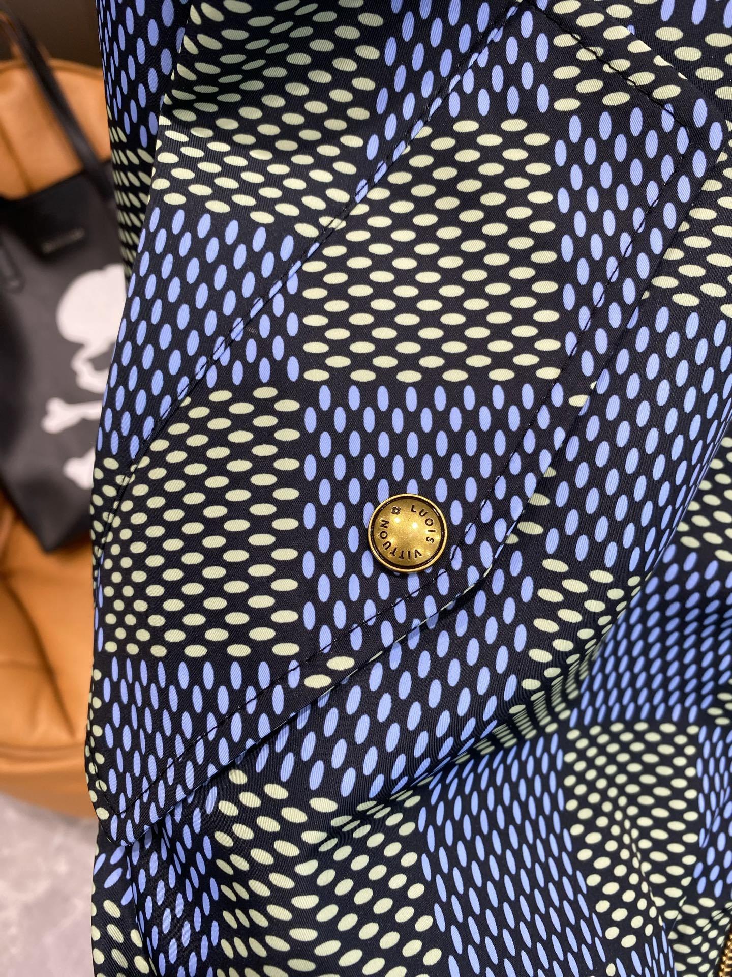 ルイ・ヴィトン「Louis Vuitton」ダブルフェイス チェック フード ジャケット