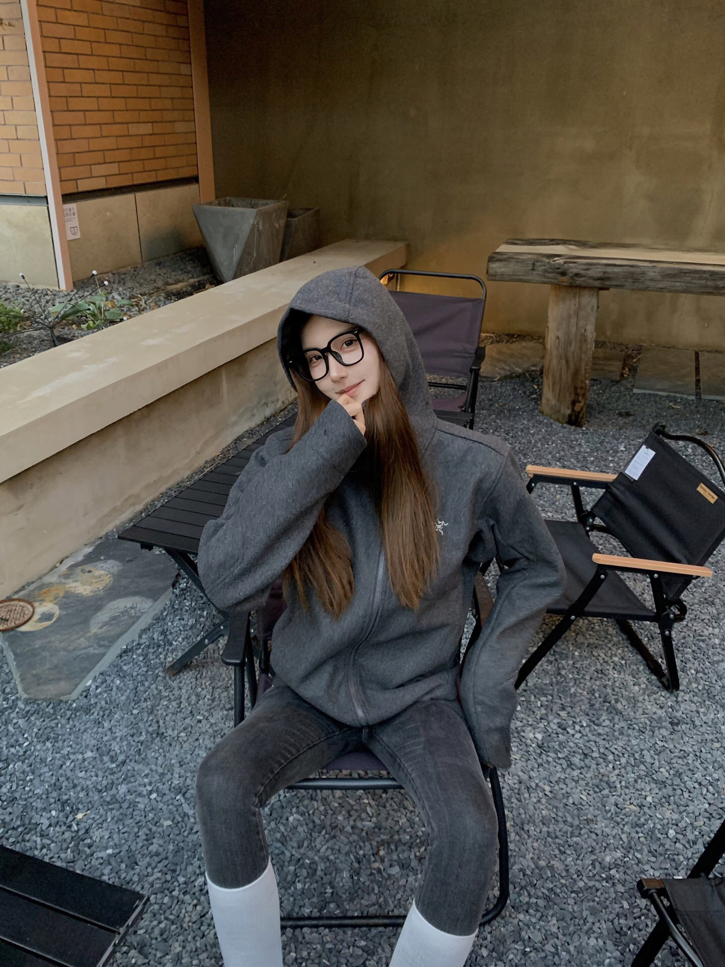 アークテリクス「ARC'TERYX」ソーヤー ウール フーディ 純色フリース付きフード付きジャケット