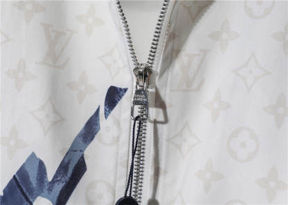 ルイ・ヴィトン「Louis Vuitton」2024秋冬 クラシックロゴ ラウンドネックジャケット メンズアウター