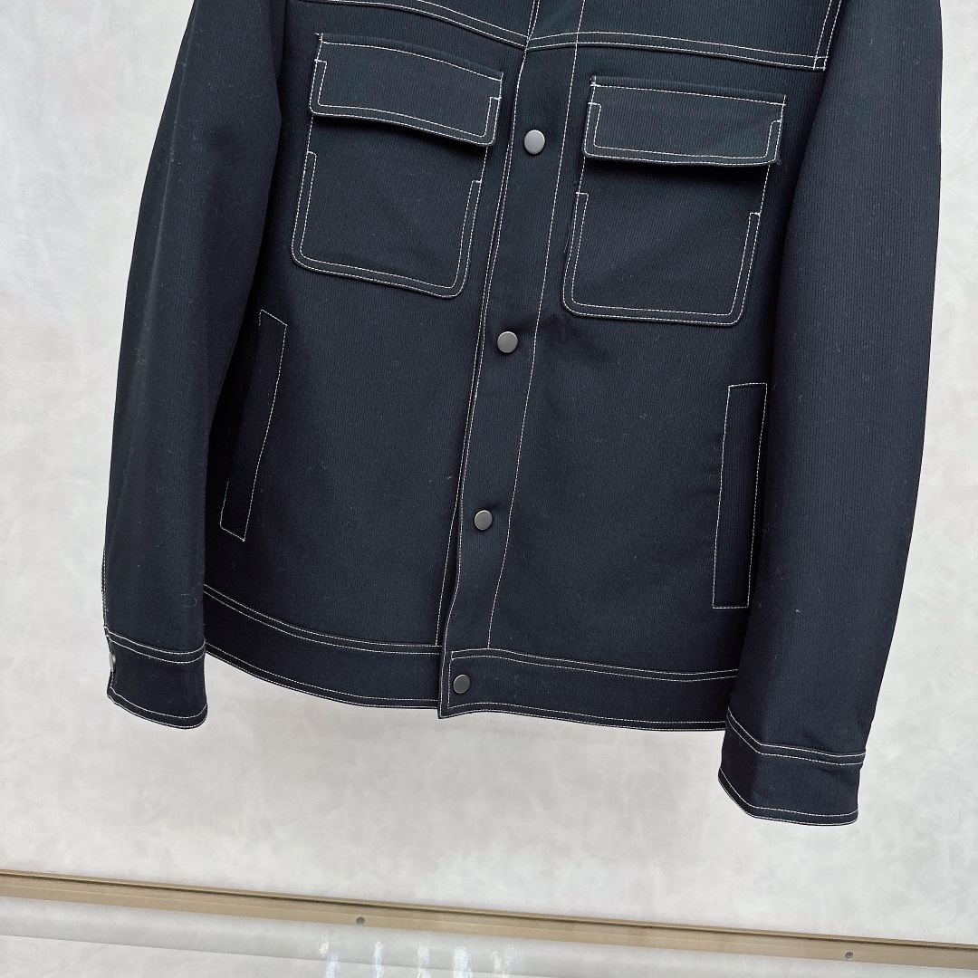 プラダ「Prada」2024秋冬 メンズ スタンドカラージャケット