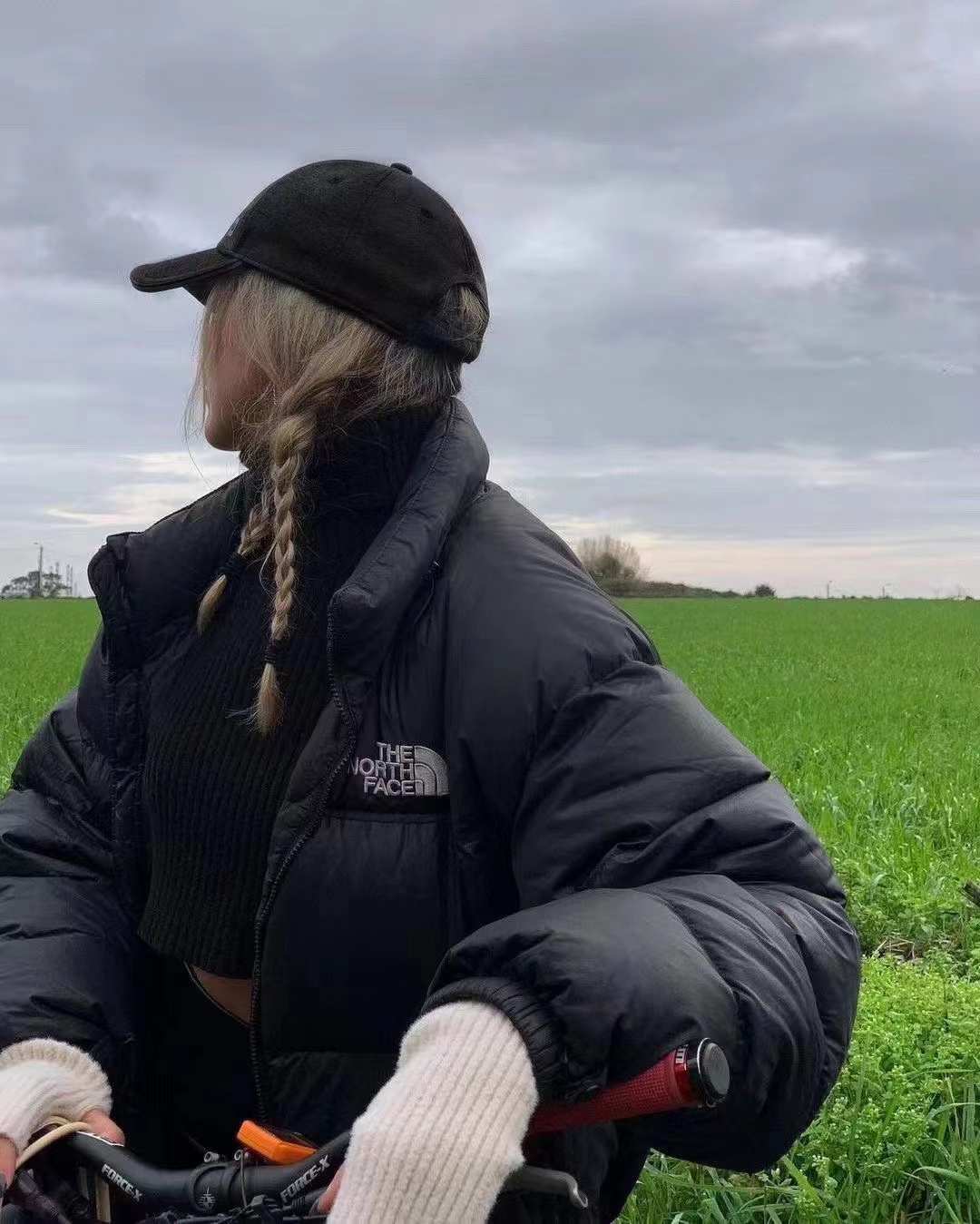 ザ・ノースフェイス「The North Face」ヴィンテージ1990s カラーブロック ダウンジャケット