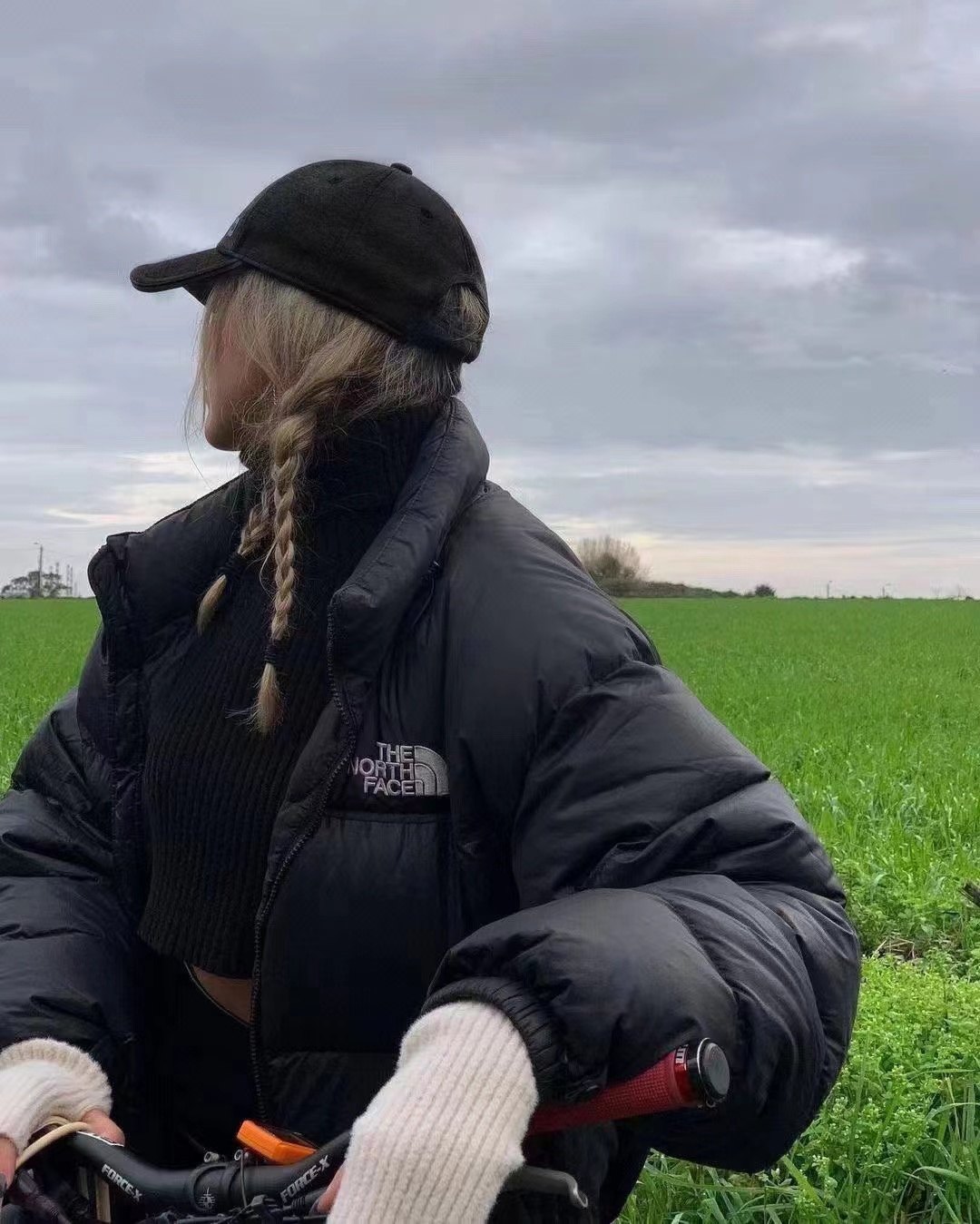 ザ・ノースフェイス「The North Face」ヴィンテージ1990s カラーブロック ダウンジャケット