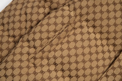 バレンシアガ「Balenciaga」‌ダブルB フルプリント ダウンジャケット