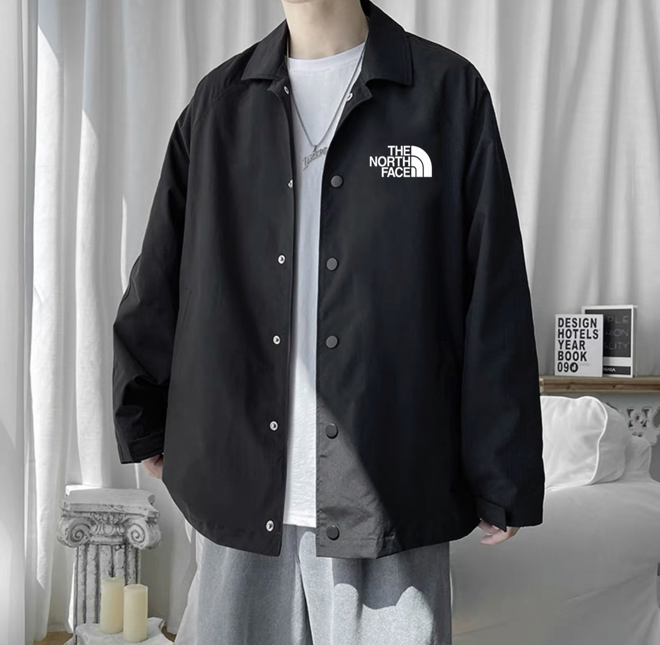 ザ・ノースフェイス「The North Face」カシュープリント スタンドカラージャケット