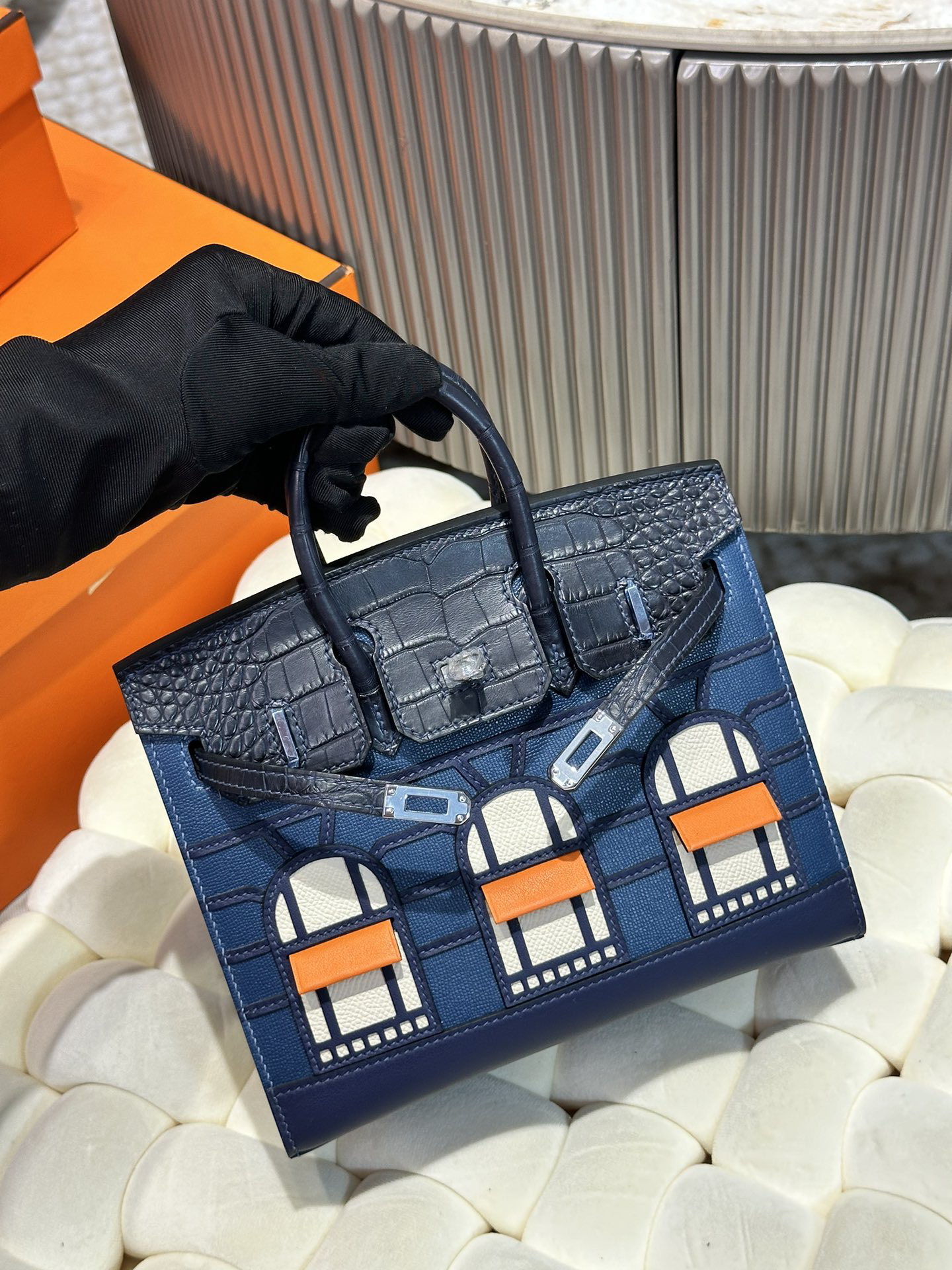 エルメス「Hermès」Birkin Sellier Faubourg 20 "Daylight Edition" レザー ショルダーバッグ