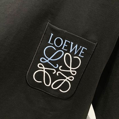 ロエベ「Loewe」パケット&カラーリング刺繍ロゴ半袖Tシャツ