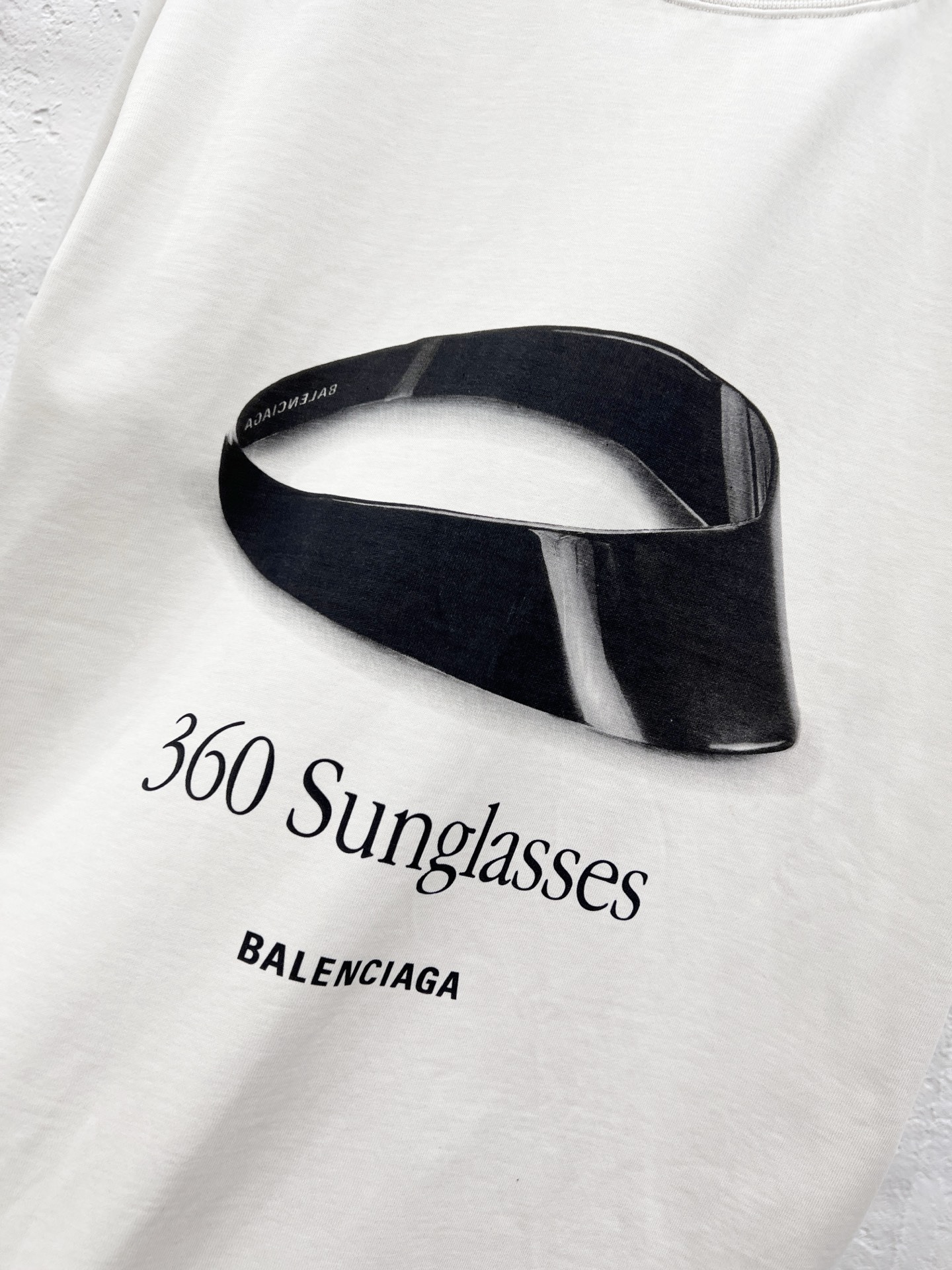 バレンシアガ「Balenciaga」ハイネックプレミアムコットン半袖Tシャツ