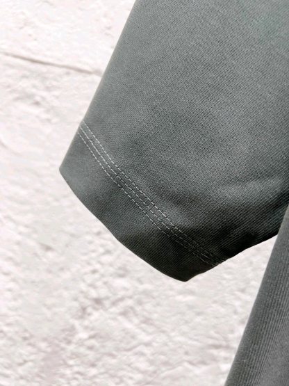 バレンシアガ「Balenciaga」ハイネックプレミアムコットン半袖Tシャツ