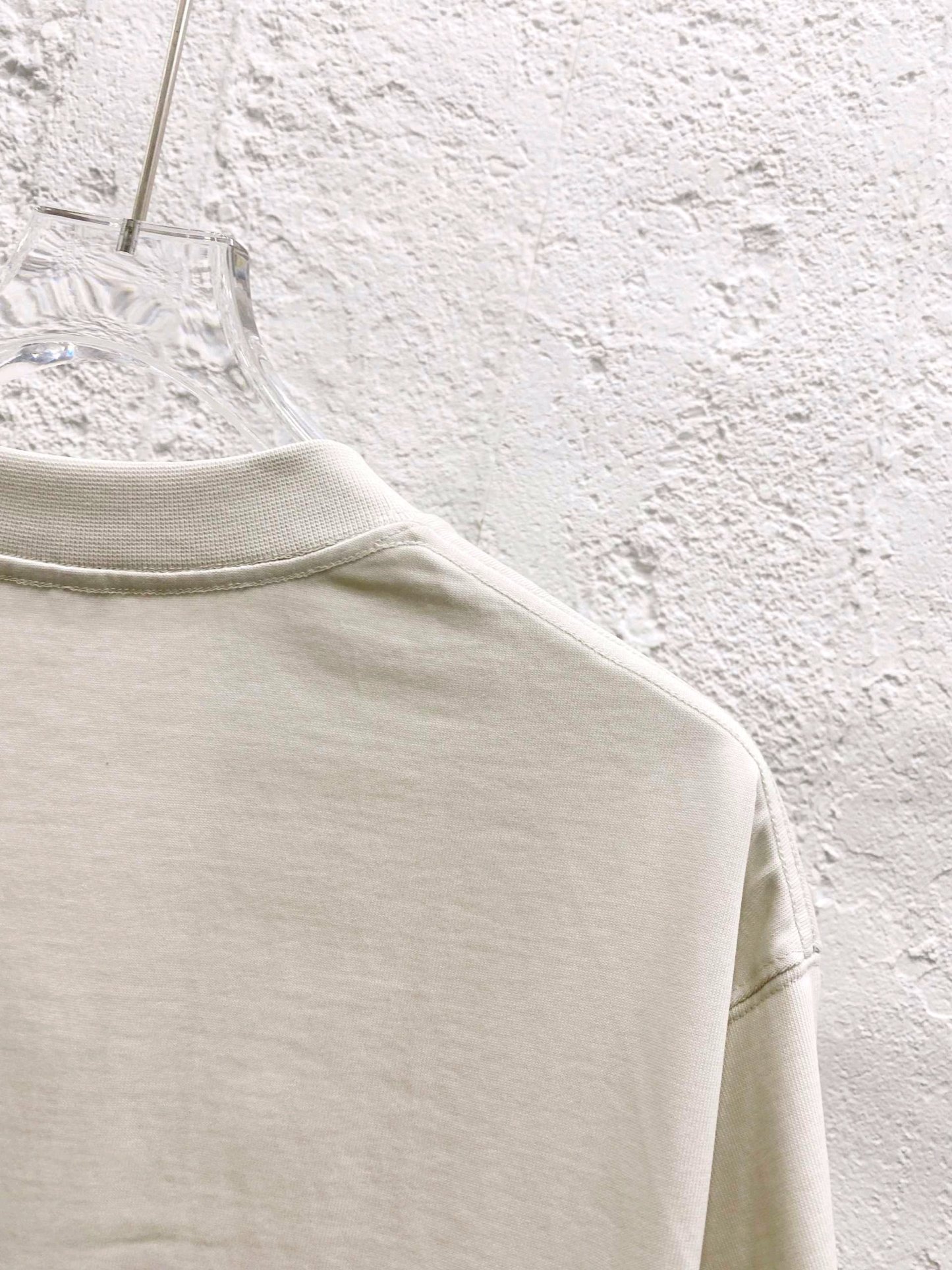 バレンシアガ「Balenciaga」ハイネックプレミアムコットン半袖Tシャツ