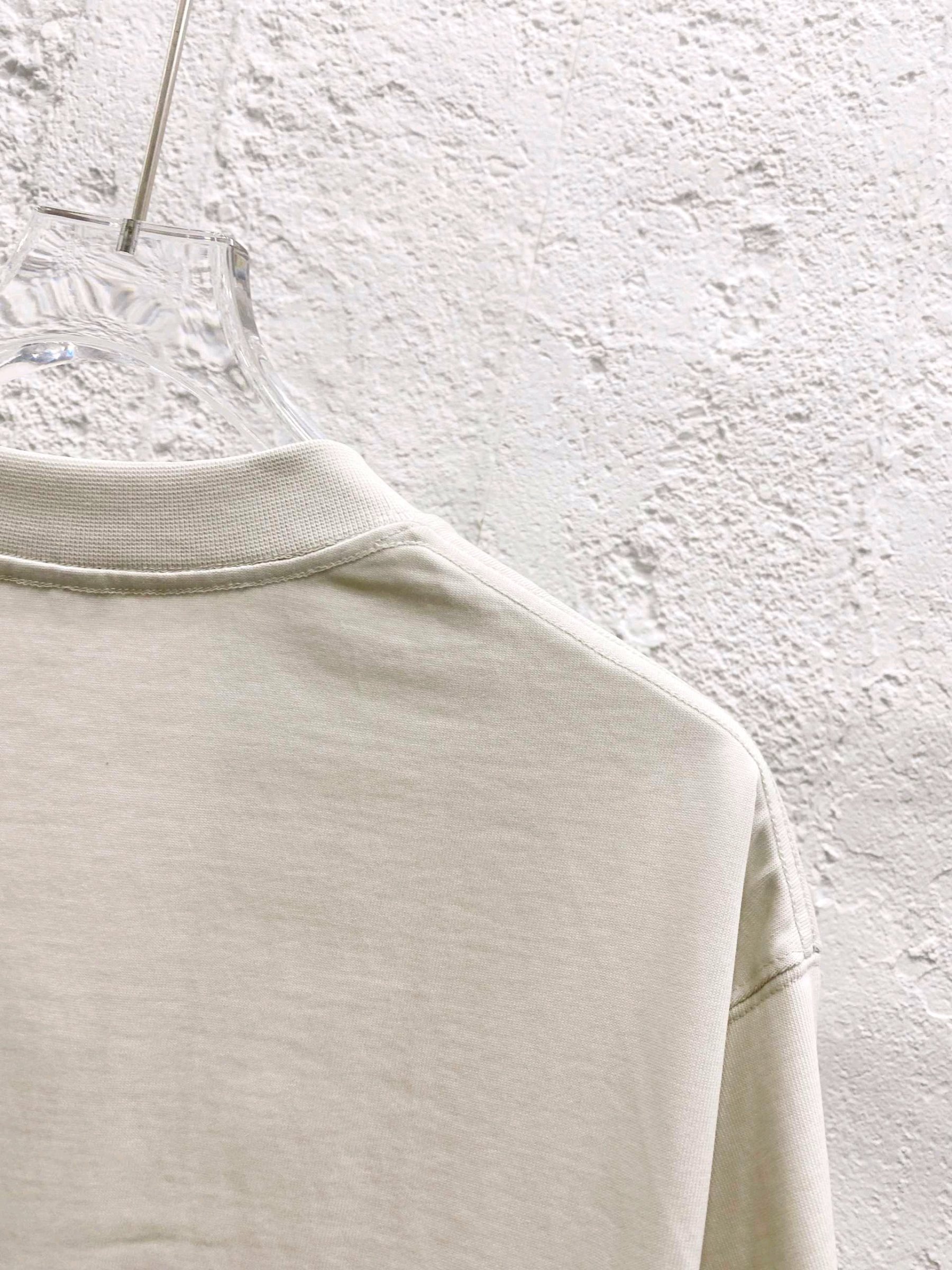 バレンシアガ「Balenciaga」ハイネックプレミアムコットン半袖Tシャツ